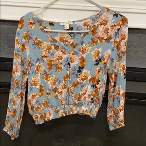Floral crop top